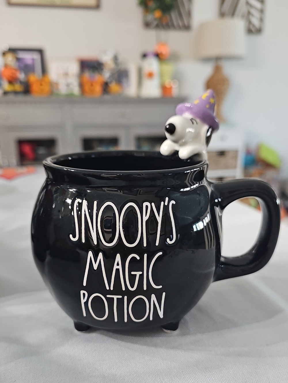 New! Rae Dunn Halloween Snoopy's Magic Potion Coffee Mug